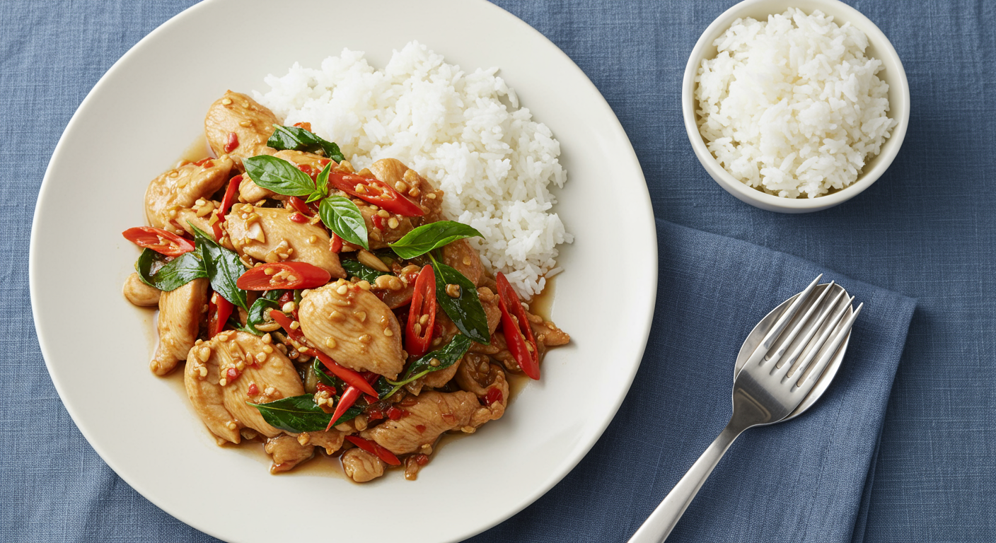 Thai Basil Chicken Stir-Fry